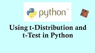 Doing statistics using Python programming |  Using t-distribution in Python