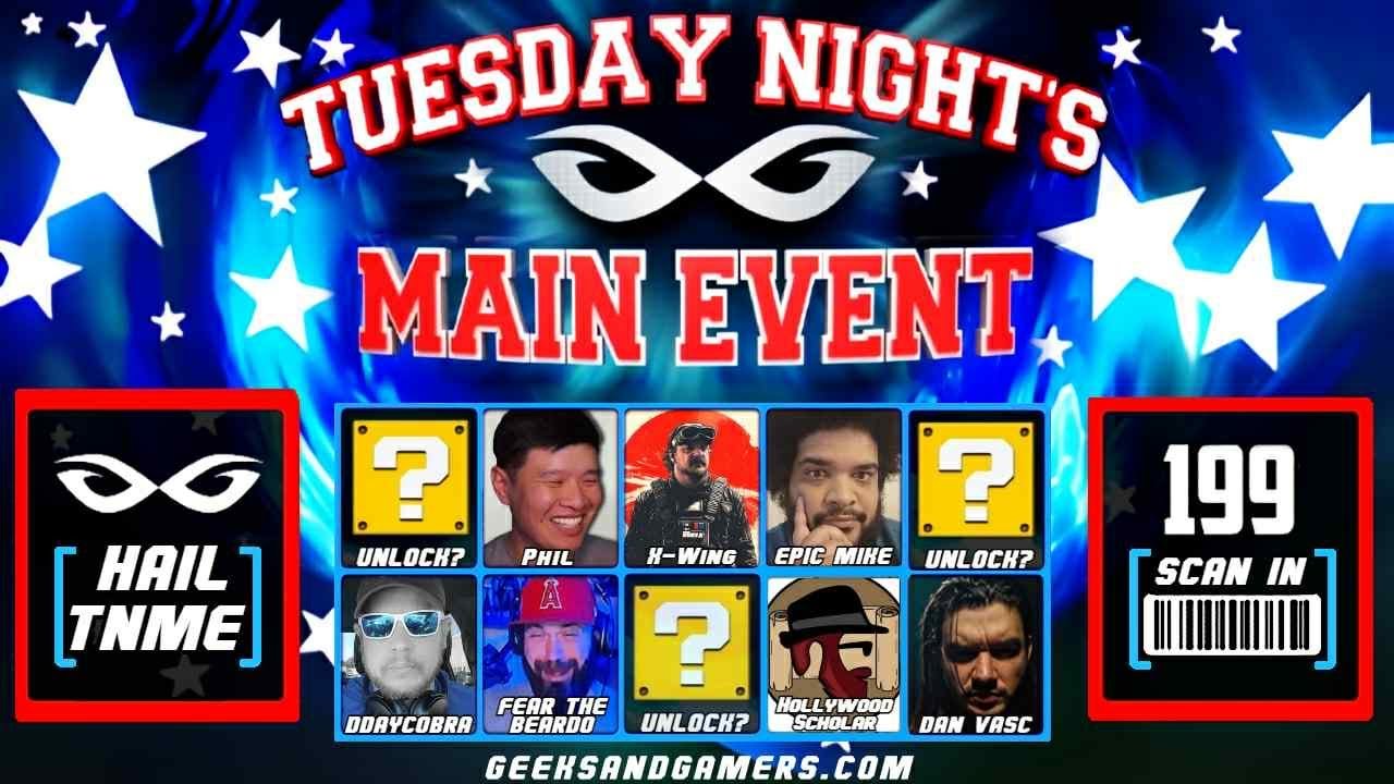 Tuesday Night’s Main Event Tuesday Night’s Main Event