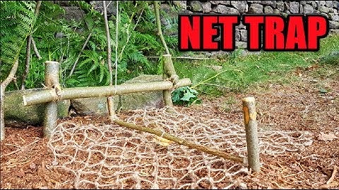 Net Trap ~ Net Making  ~ Survival ~ Bushcraft
