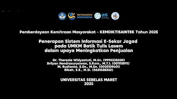 PKM KEMDIKTISAINTEK: Inovasi Produk dan Penerapan Sistem Informasi E-Sekar Jagad