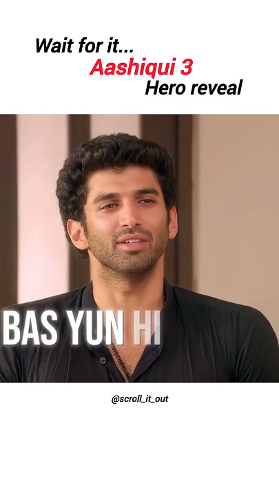 Aashiqui 3 Hero Revealed! 🎤 Will Kartik Aaryan Match the Vibe of Rahul Jaykar? 💔🔥 #shorts #edit