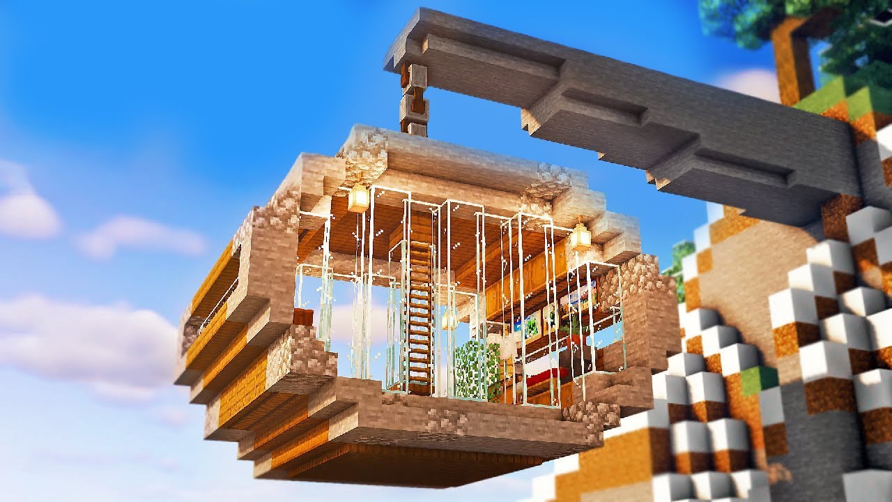 Minecraft Haus am Berg bauen Tutorial 1.19 Basis am Berg bauen in Minecraft 1.19 Tutorial
