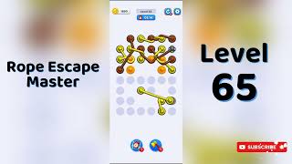 Rope Escape Master Level 65 Walkthrough πͺ’π§ | Puzzle Escape Game | Go Answer