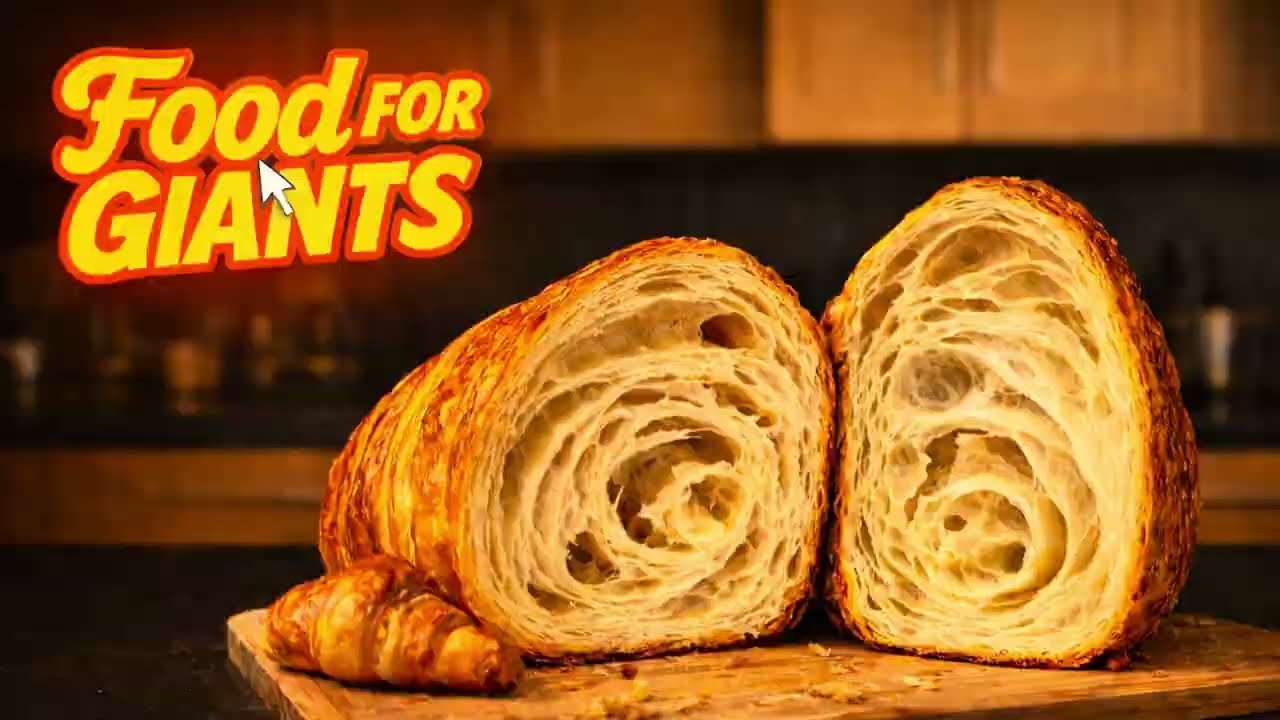 The World’s BIGGEST Croissant? | Food for Giants