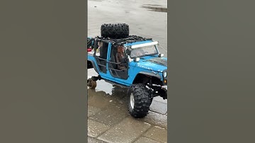 Trx4 rear axle broken. The rc car broke down 3 times in a row. #scalerc #trx4 #rubicon #반포한강공원