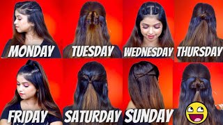 7 Open Hair Stylish & Very Easy Hairstyles For Everyday || Hairstyles For Beginner 2021