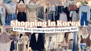 SHOPPING IN KOREA  🇰🇷 | GOTO MALL UNDERGROUND SHOPPING MALL 🍂  AUTUMN  FASHION 2023