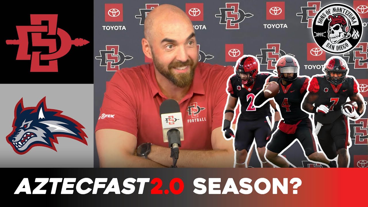 LIVE: San Diego State Football Week-1 Begins vs Stony Brook - YouTube