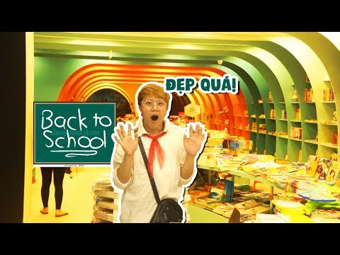Video BẠN BỐN MẮT BACK TO SCHOOL ???? Tới Nhà Sách Đẹp Nhất Hệ... - YouTube