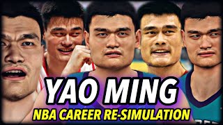 YAO MING’S NBA CAREER RE-SIMULATION | NO INJURIES! UNSTOPPABLE 7’6” POWERHOUSE | NBA 2K20