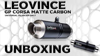 Leovince GP Corsa Carbon Matte Original Silencer Only