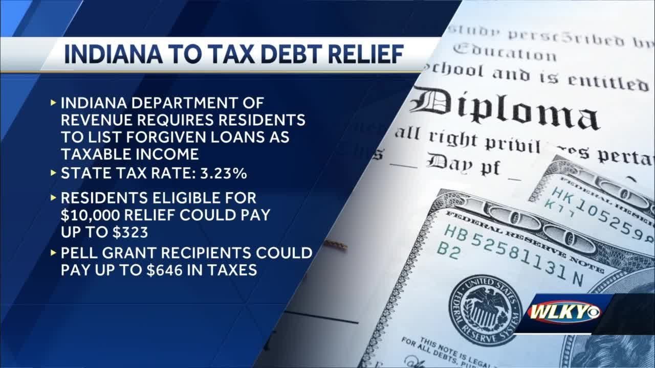 Indiana to tax student debt relief YouTube