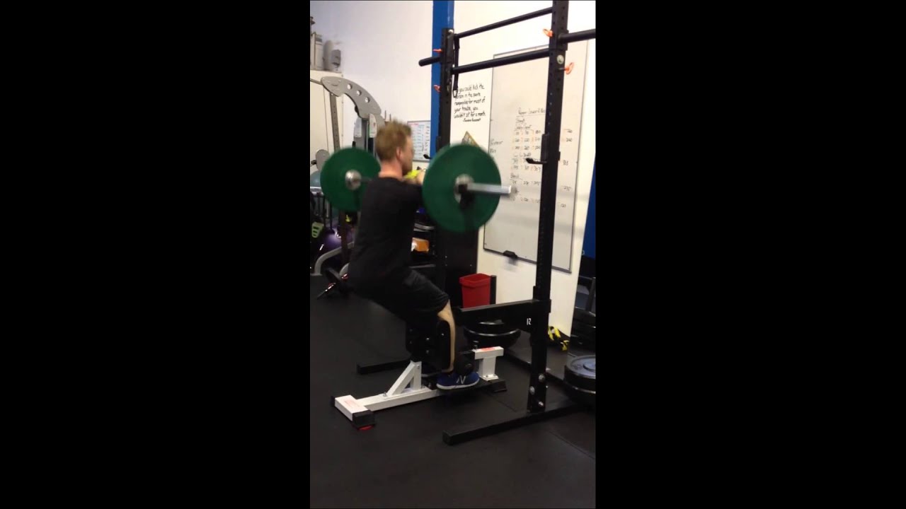 Anterior Loaded Barbell Sissy Squat YouTube