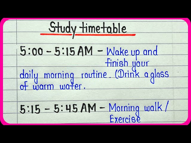 Best timetable for class 12th || Study routine for class 12th || Topper student time table class=