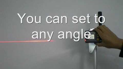 SlopeView TLL-90 Digital Protractor draw laser with tripod