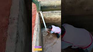 Gravity's Shortcut: How a U-Pipe Siphon Drains a Concrete Tank Without a Pump