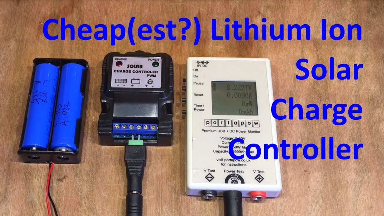 Cheap(est?) Lithium Ion PWM Solar Charge Controller - 12v Solar Shed -  YouTube