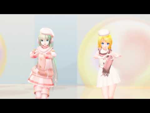 {MMD}初音ミクと鏡音リンでスイートマジック