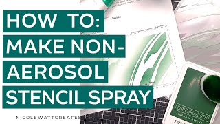How To: Make Non-Aerosol Spray Adhesive | Craft Technique