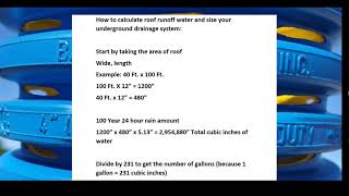 How to Calculate Roof Runoff and Size Your Underground Drainage System  French Drain Man