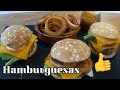 Hamburguesas / Burgers / Con Aros de cebolla y la Salsa BBQ hechos en casa 😍 #20