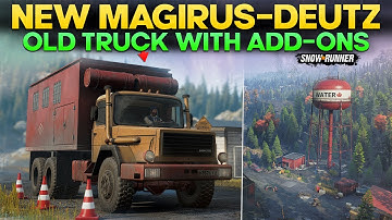 New Old Offroad Truck MAGIRUS-DEUTZ 290 in SnowRunner on All Platforms with Add-ons You Should Try