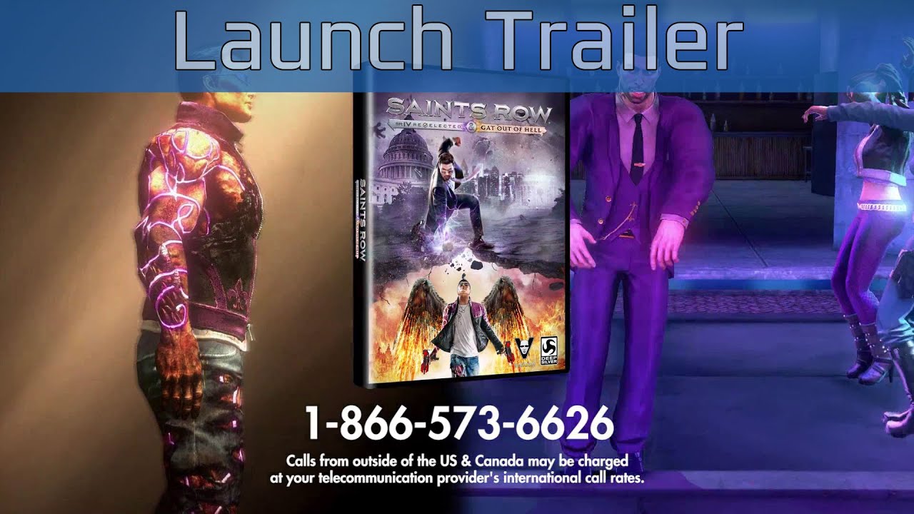 Saints Row IV: Re-Elected & Gat out of Hell - Launch Trailer 