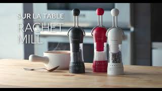  Sur La Table Spice Ratchet Mill Grinder with 5