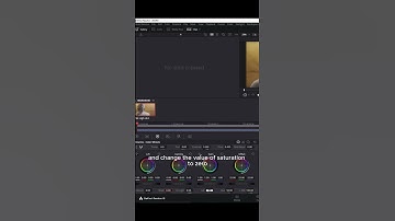 How To Make Videos Black and white In Davinci resolve