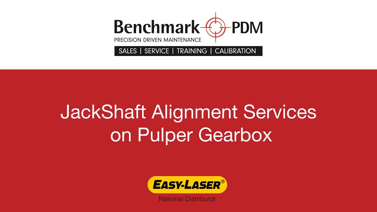 JackShaft Alignment services on Pulper Gearbox YouTube