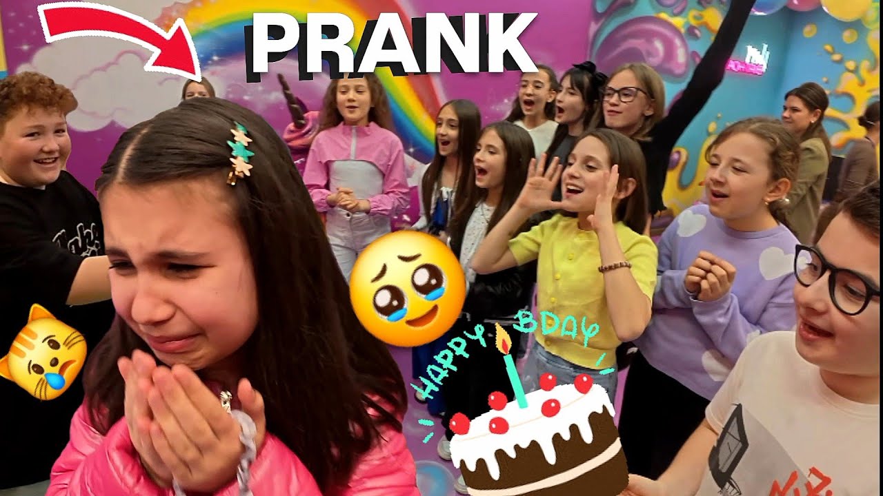 🎂Părinții mi-au facut un PRANK😰 Am plâns la  ZIUA MEA DE NAȘTERE Cel mai tare PARY pentru copii VLOG