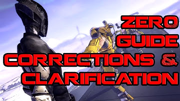 Borderlands 2 Zer0 Guide Corrections and Clarification