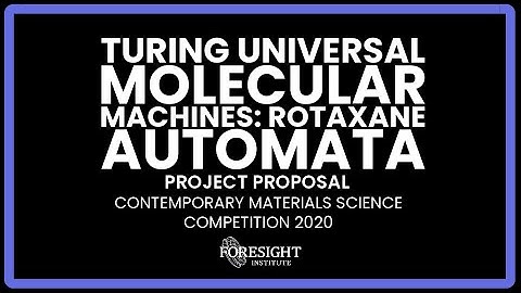 Turing Universal Molecular Machines: Rotaxane Automata - Project Proposal