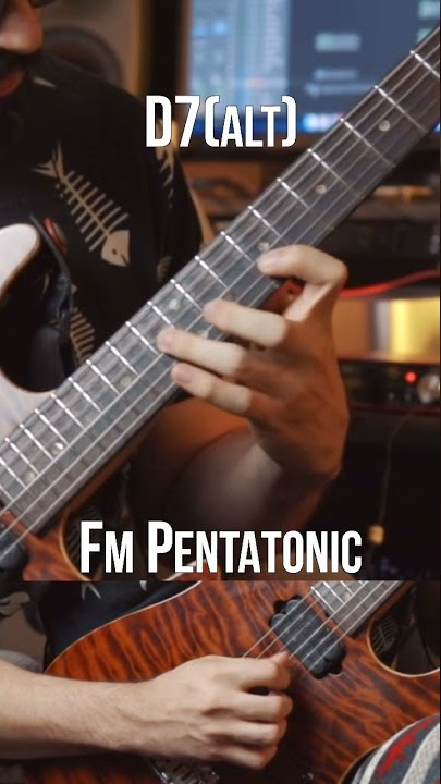 Jazz Fusion Hack #33 | Pentatonic Substitutions on a Gm 2 5 1