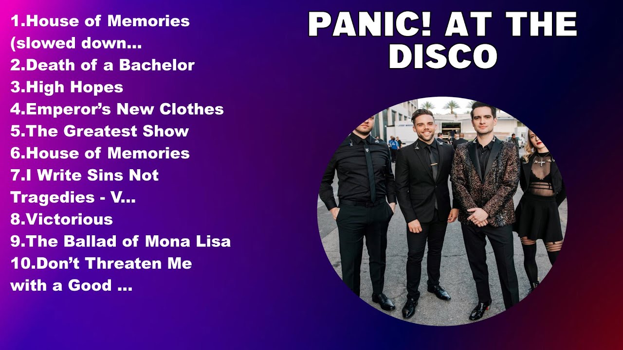 Panic! At the Disco Top 10 Best Songs 🔥 Best Collection 2024 🔥 Popular