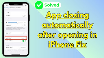 App closing automatically after opening in iPhone Fix | 2024