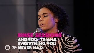 Andreya Triana - Everything You Never Had - Rinse Sessions