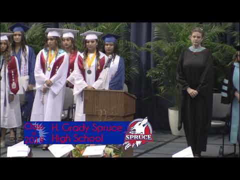 H GRADY SPRUCE HIGH SCHOOL 2019 GRADUATION-Dallas ISD