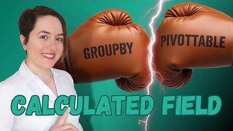 Can GROUPBY replicate calculated fields of a PivotTable in Microsoft 365? 