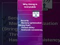 ⭐ Why String is Immutable but StringBuilder is Not? 🤯#java #javainterviewprep