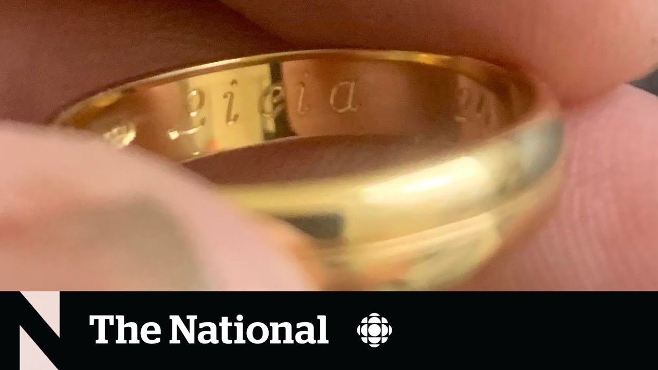 TheMoment a lost wedding ring is returned to newlyweds YouTube