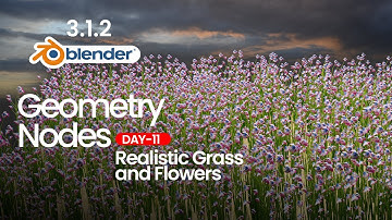 Day 11- Realistic Grass with Flower