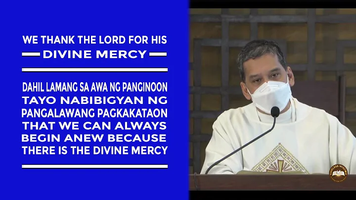 Timeless Wisdom | Homily | Sa Awa ng Panginoon | Divine Mercy Sunday | Fr Weyms Sanchez SJ