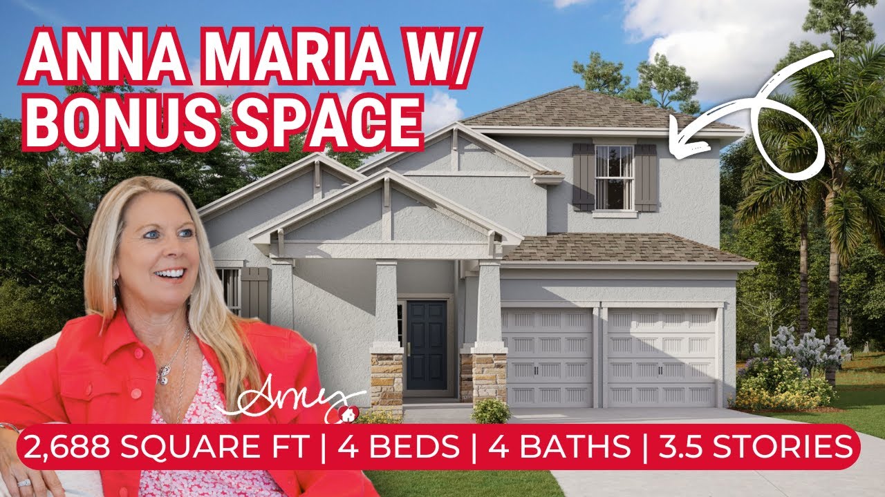 ОДНА ИЗ МОИХ ЛЮБИМЫХ ПЛАНИРОВОК! | Анна Мария с дополнительной комнатой | Dream Finders | Horizon...