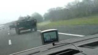 Overtaking Two Fennek Reconvehicles
