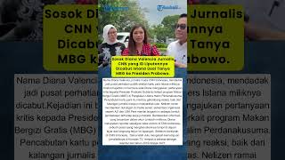 Sosok Diana Valencia Jurnalis Cnn Yang Id Liputannya Dicabut Istana Usai Tanya Mbg Ke Presiden Prabo
