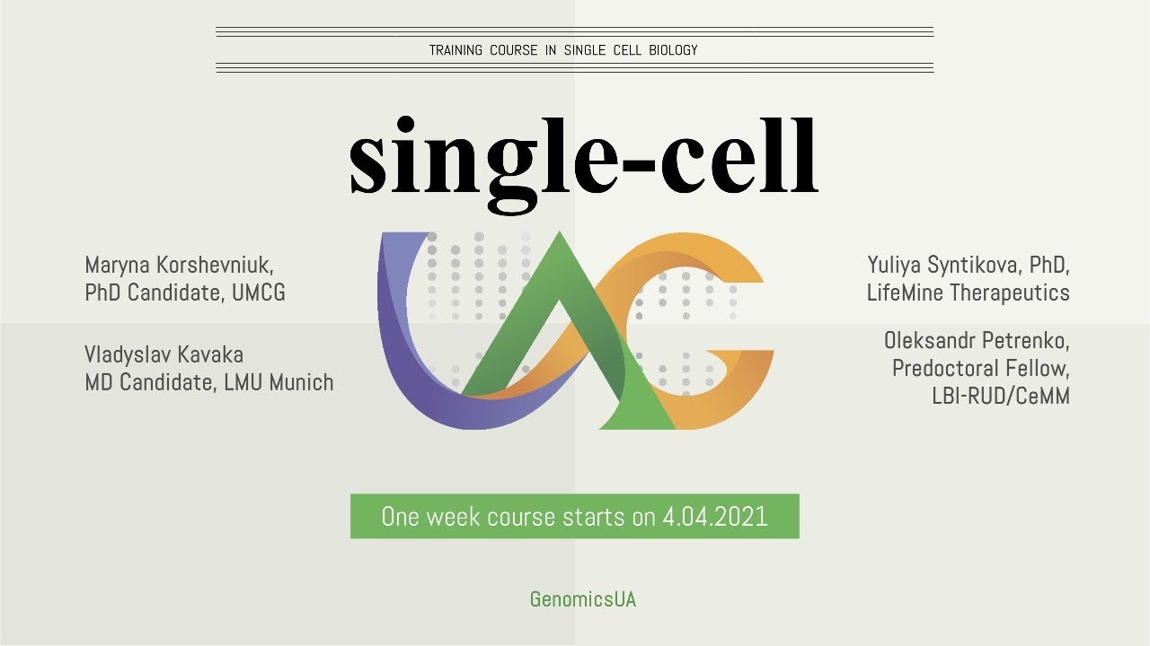 SCC 2. Introduction to single-cell analysis (05.04.21) - YouTube
