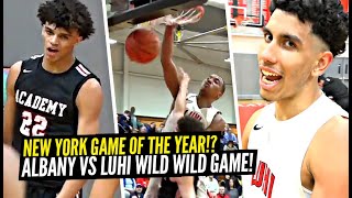 NY Game Of The Year!? LUHI vs Albany Academy WILD Game Ends On BUZZER BEATER In OT!!