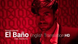 El Bano - Enrique Iglesias & Bad Bunny | English Translation chords