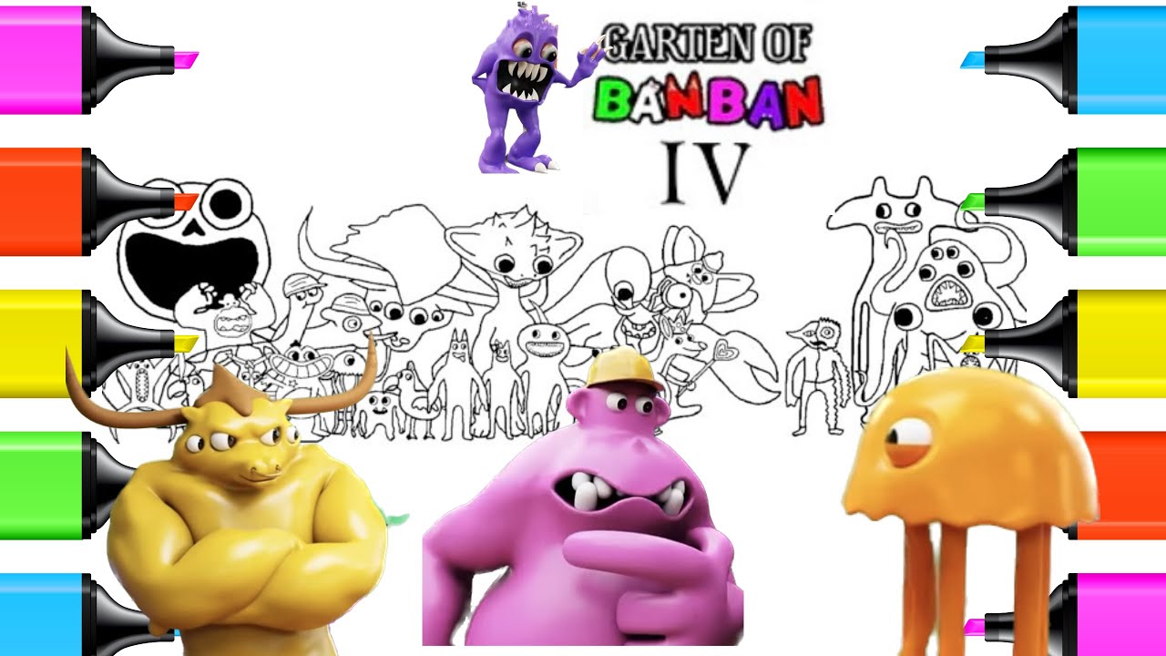 Unleash Creativity with Roblox Garten of Banban Chapter 2 Coloring Pages